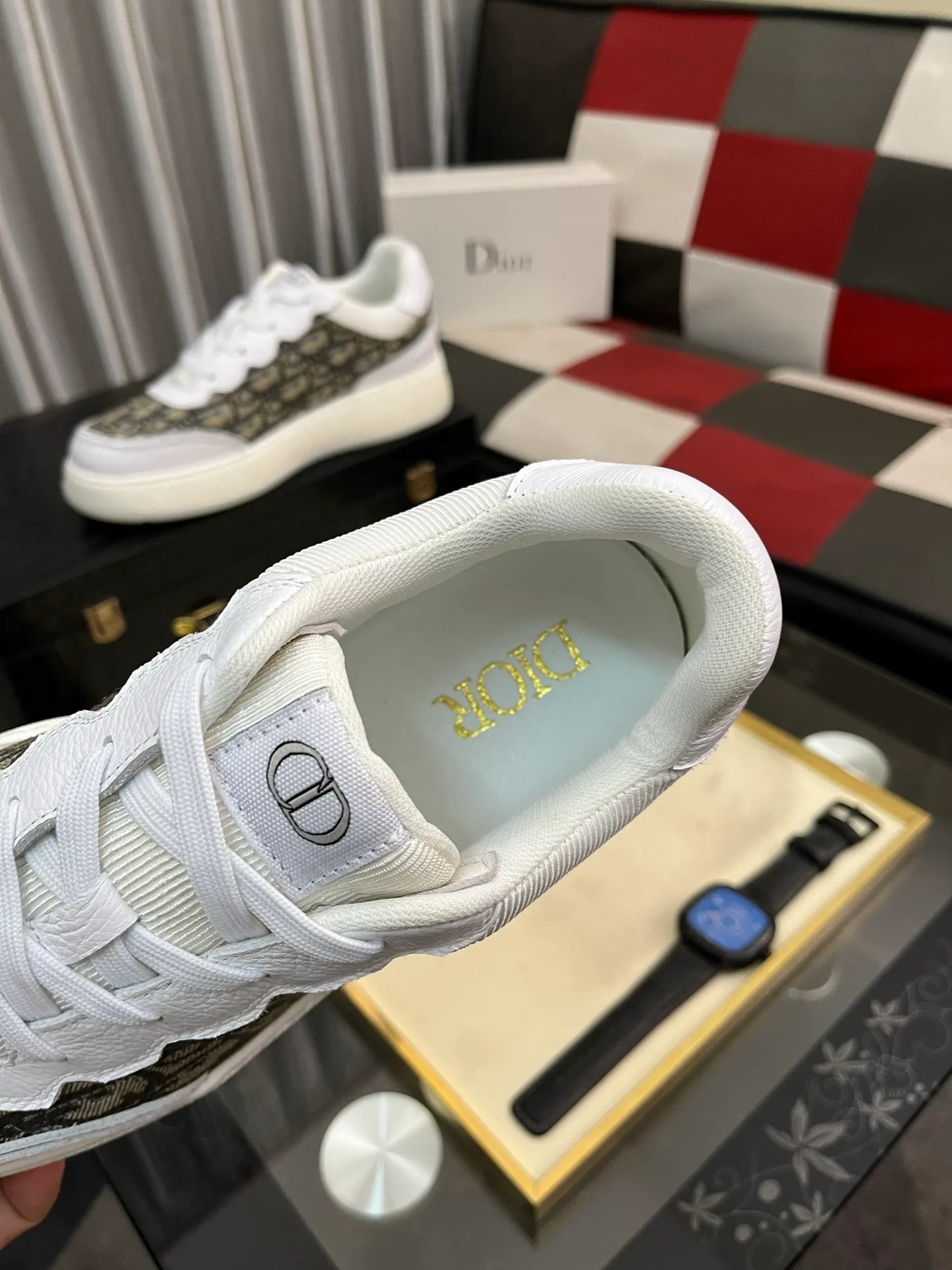 Men's Men's Shoes 💰440⌚️⌚️《DIOR*》The latest and most popular casual shoes, top brand [seduce] luxury~purchasing agent, top~quality. [Strong] The upper is made of imported breathable cowhide with material ➕ breathable sheepskin feet (•) and fine workmanship. Original stylish and stylish soft rubber wear-resistant outsole, light and comfortable on the foot, size: 38-444️⃣colors available